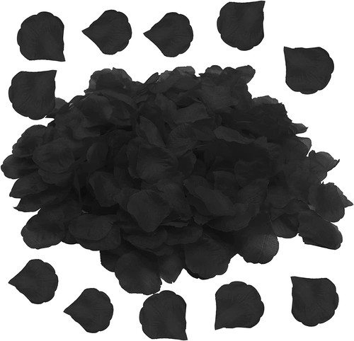 1200pcs black rose - rose, petals