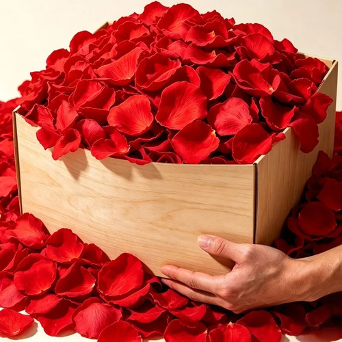 1000pcs red rose petals for - petals,