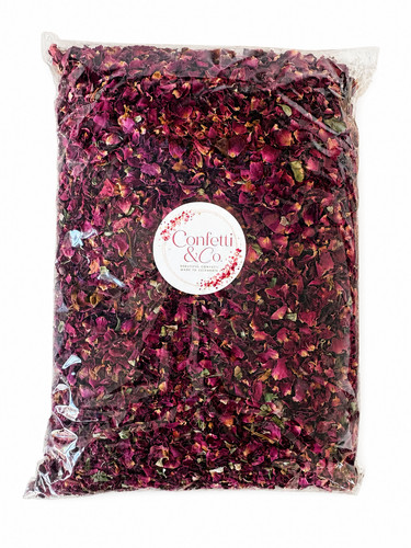 Rose petal wedding - wedding, confetti