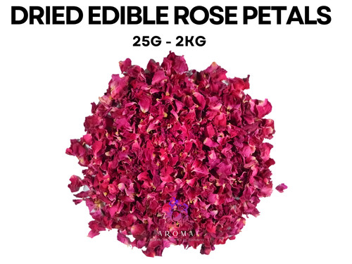 Dried edible rose petals - edible,