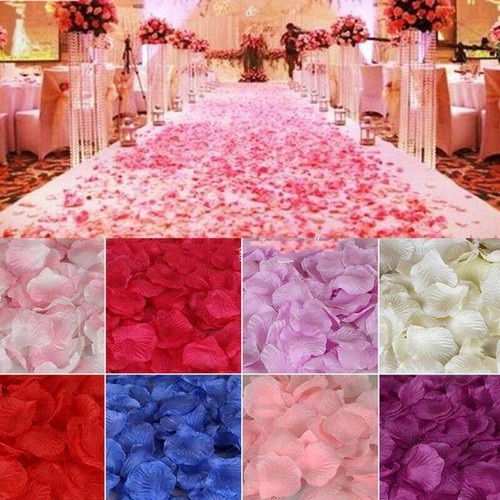 Silk rose petals fake - rose,