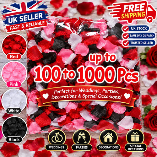100 1000 red rose petals - 100-1000,