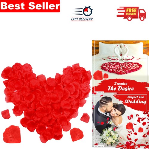 500 red fake rose - red,